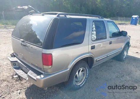 2001 Chevrolet Blazer Lt из США, поврежденный, VIN 1GNDT13W21K237259